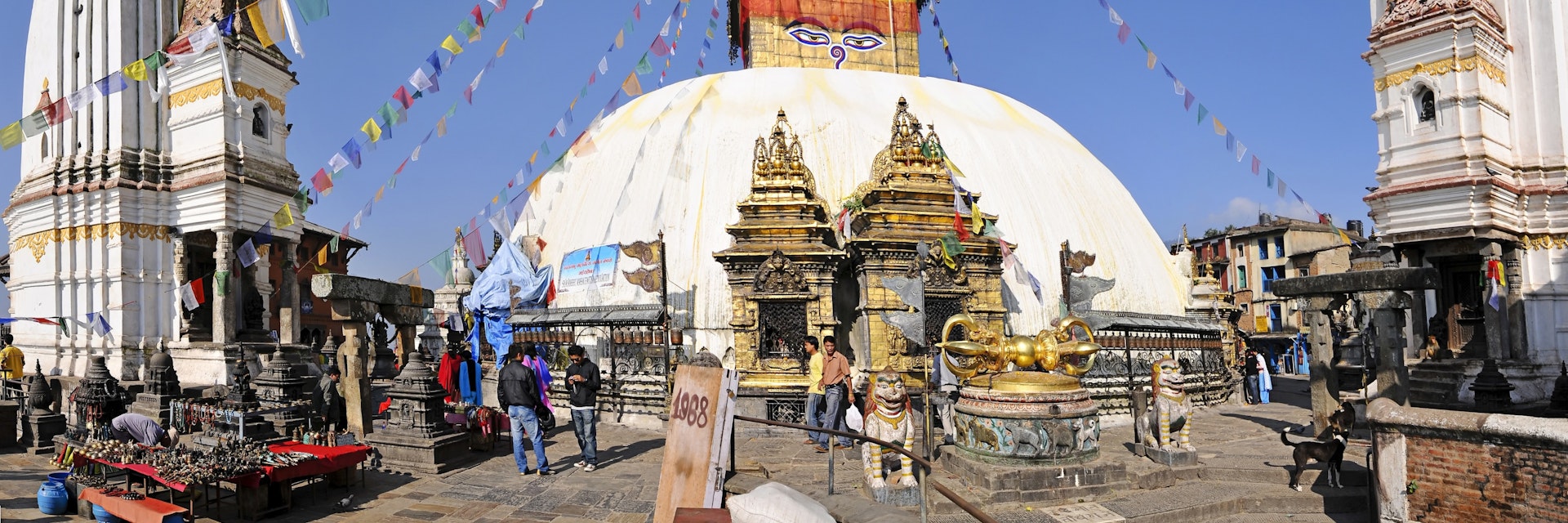 Swayambhunath stupa in Kathmandu