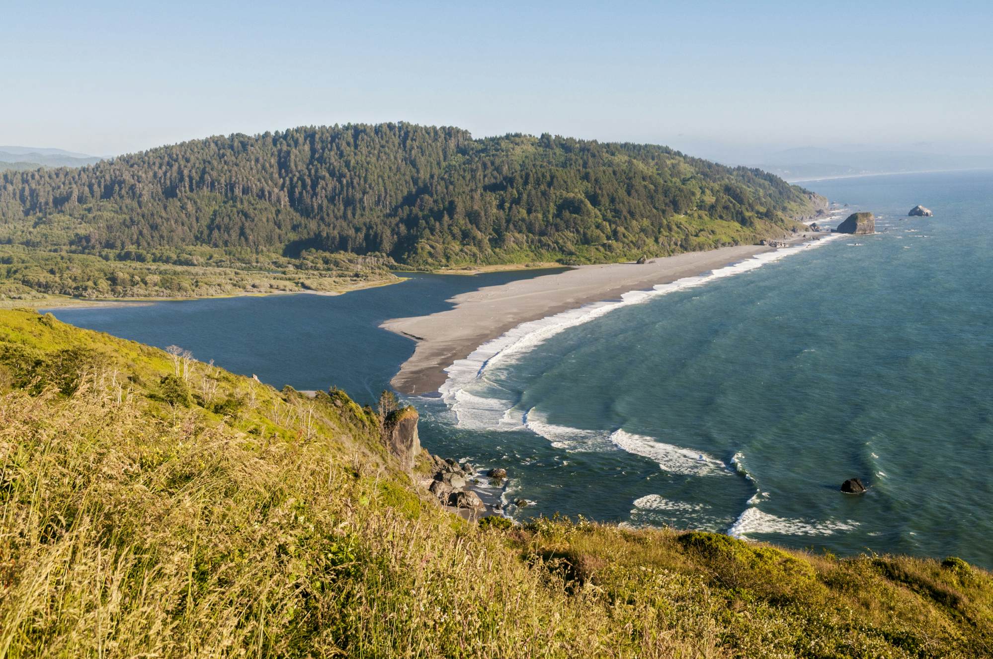 California, Requa, Pacific Ocean Coast, Klamath River Overlook