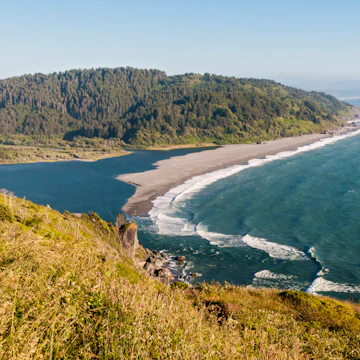 California, Requa, Pacific Ocean Coast, Klamath River Overlook