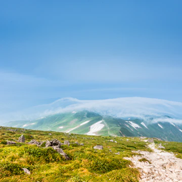 500px Photo ID: 43496704 - Pilgrimage to Dewa Sanzan, the three sacred mountains, start from Mount Haguro symbolizing the birth, continous with Mount Gassan symbolizing the death. Then ends with Mount Yudono (rebirth).