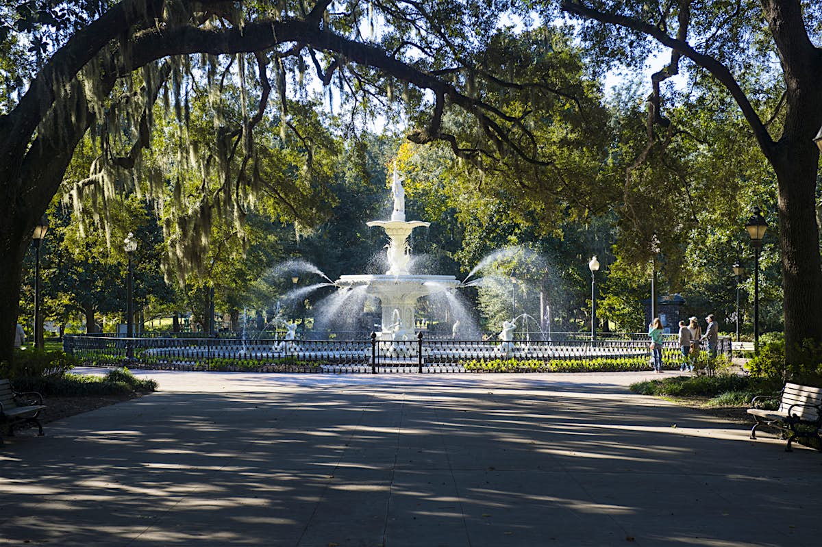 Forsyth Park Savannah, USA Attractions Lonely