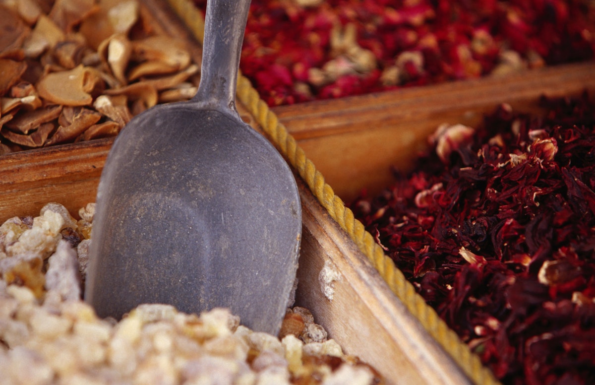 Herbs and spices at suq.