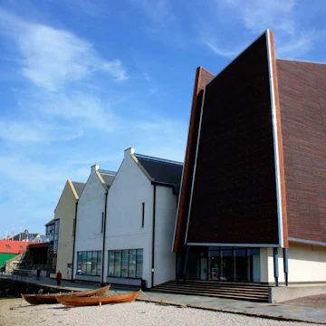 Hay's Dock is the last remaining area of original dock on the Lerwick waterfront and a category B listed building. It now houses the Shetland Museum. Lerwick is the main port and city of the Shetland Islands.