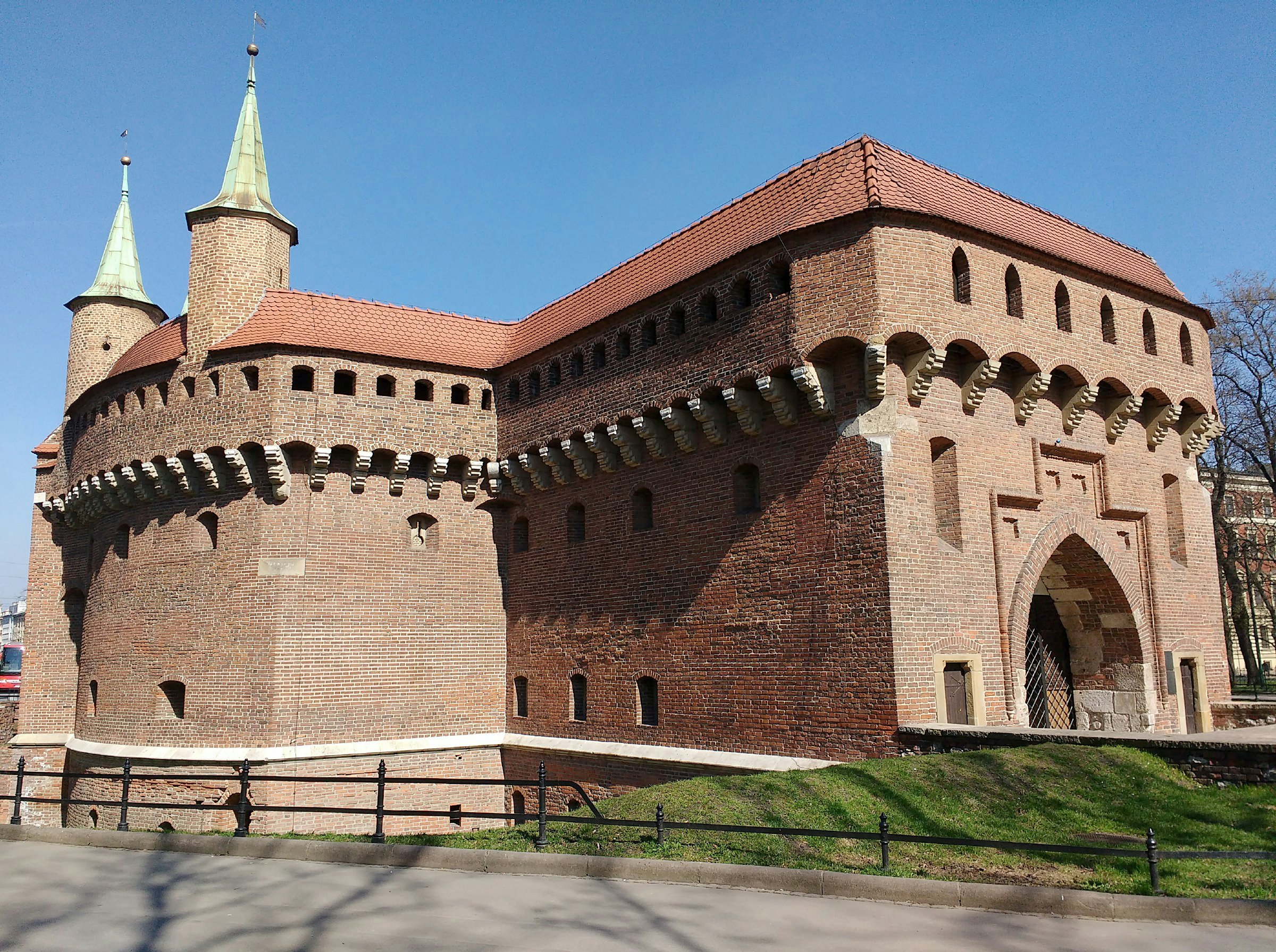 Exterior of the Kraków Barbican
