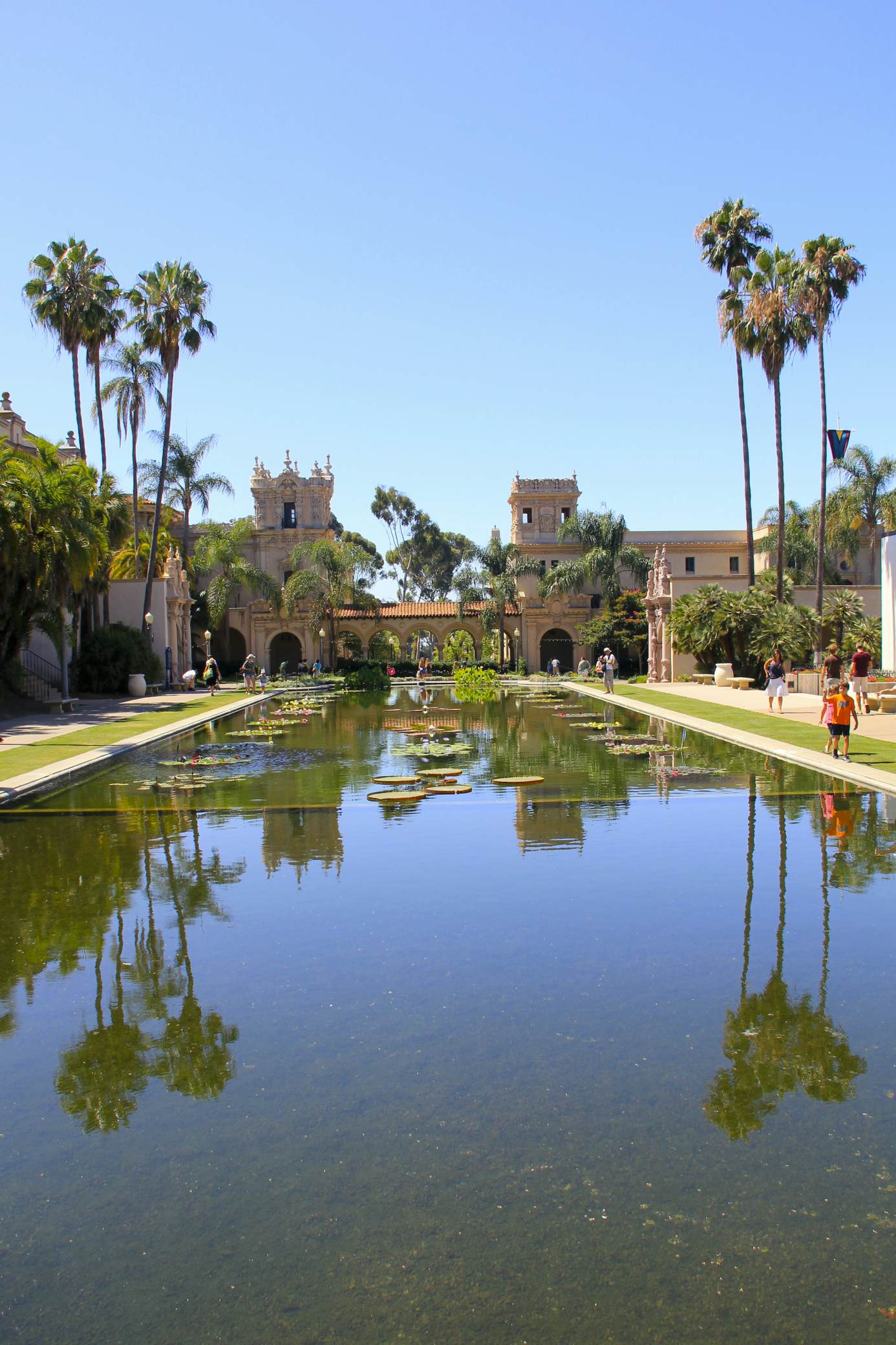 Casa de Balboa, architectural landmark in Balboa Park, San Diego, California, USA