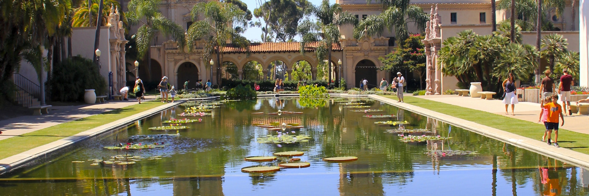 Casa de Balboa, architectural landmark in Balboa Park, San Diego, California, USA
