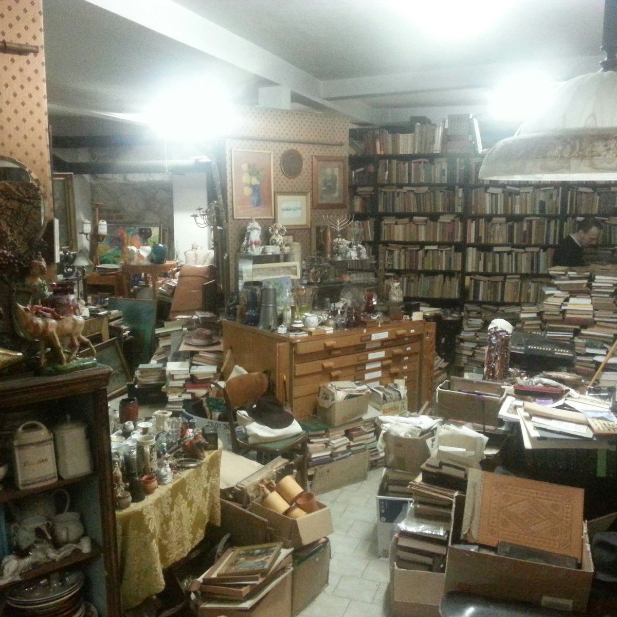 You could easily spend half an hour sifting through the endless stacks of old treasures at Antykwariat na Kazimierzu