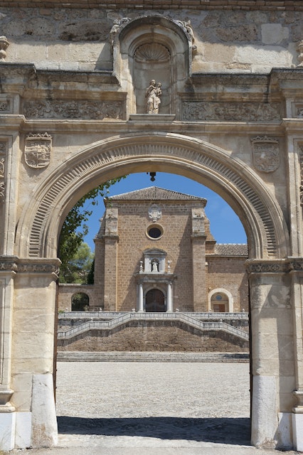 SPAIN - ANDALUSIA - GRENADA - GATE OF THE CARTUJA MONASTERY
