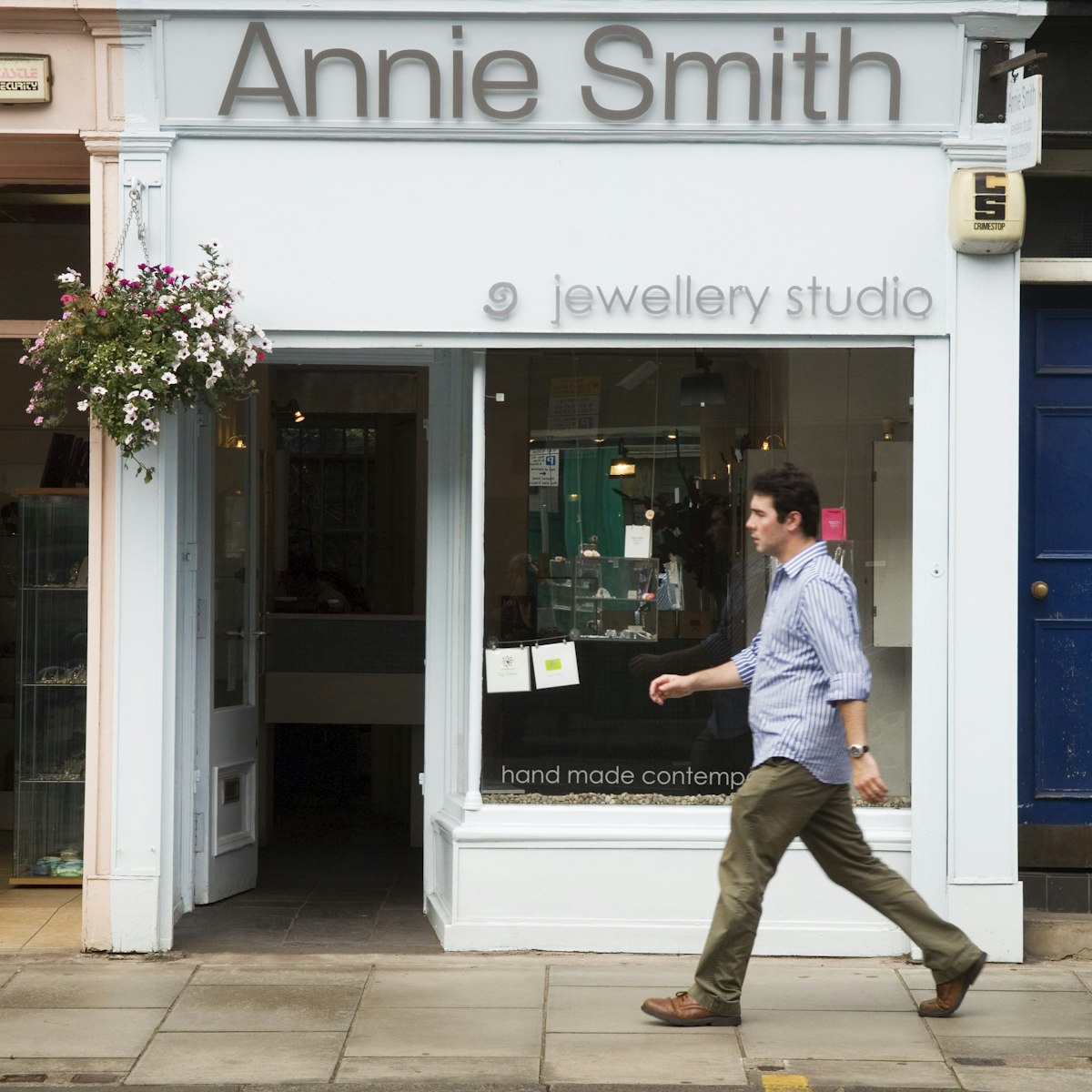 Annie Smith jewellery studio on Raeburn Place, Stockbridge.