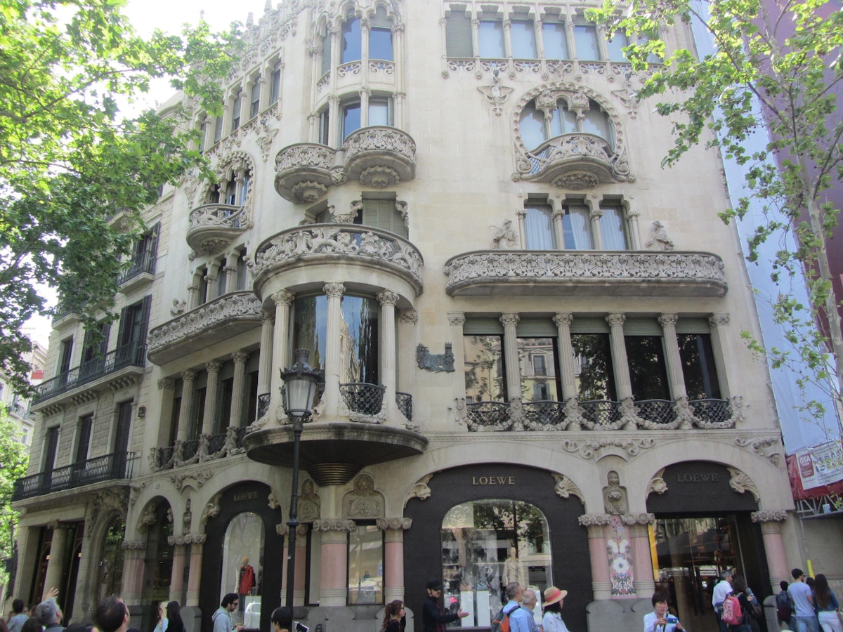 Facade of Casa Lleó Morera