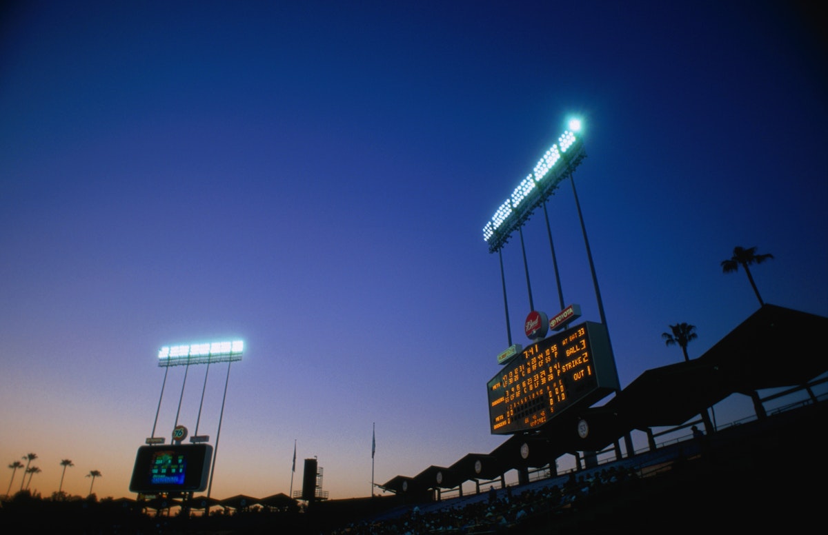 Dodgers Stadium (home of the LA Dodgers) in Los Angeles.