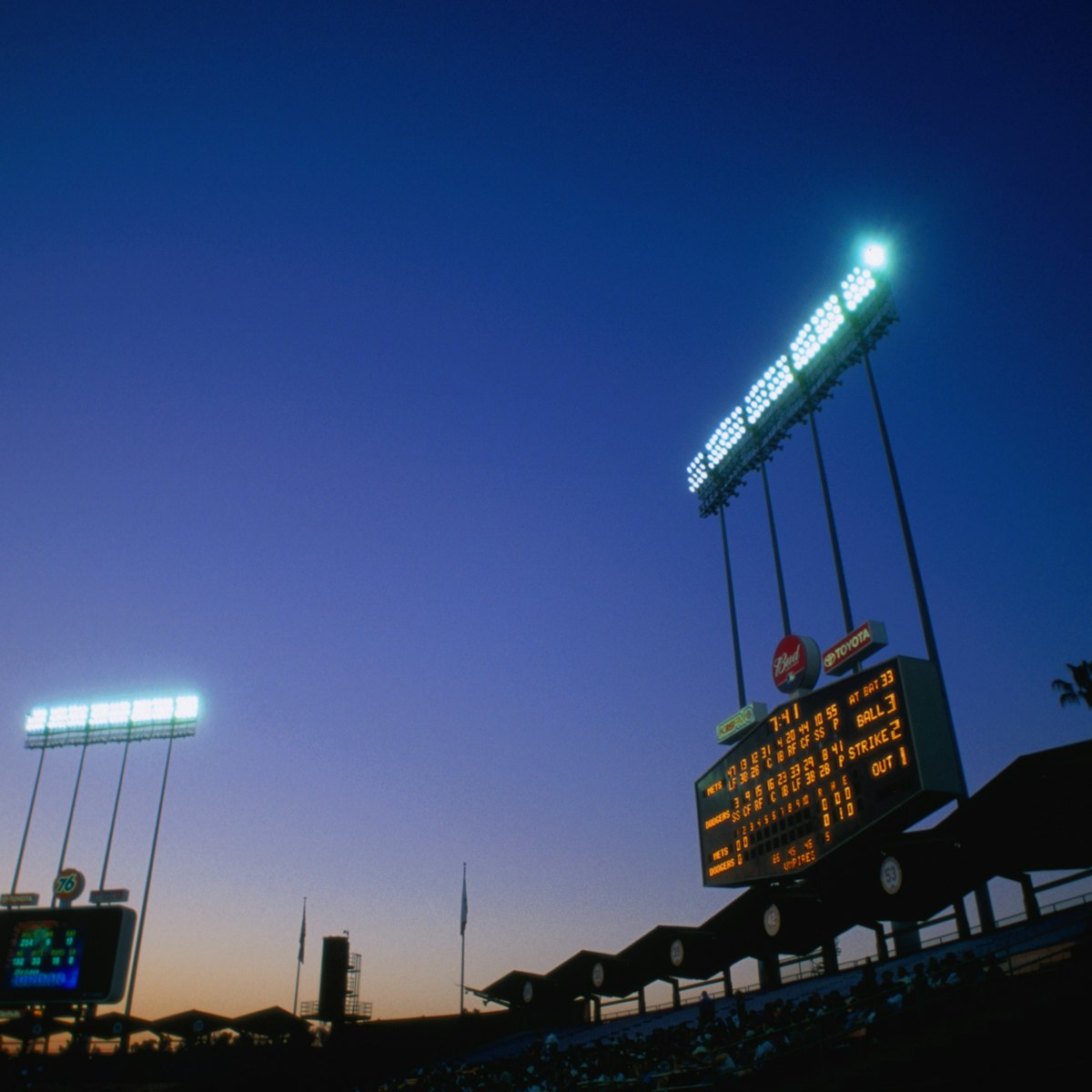 Dodgers Stadium (home of the LA Dodgers) in Los Angeles.
