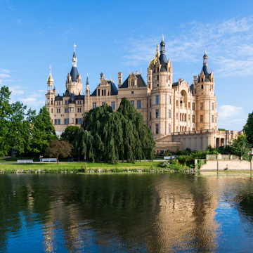 Schwerin Castle, Schwerin, Germany; Shutterstock ID 418483972; Your name (First / Last): Gemma Graham; GL account no.: 65050; Netsuite department name: Online Editorial; Full Product or Project name including edition: Northern Germany destination page