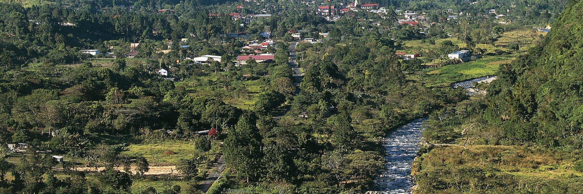 PANAMA - MAY 05: The small town of Boquete and the Caldera River, Chiriqui Province, Panama. (Photo by DeAgostini/Getty Images)