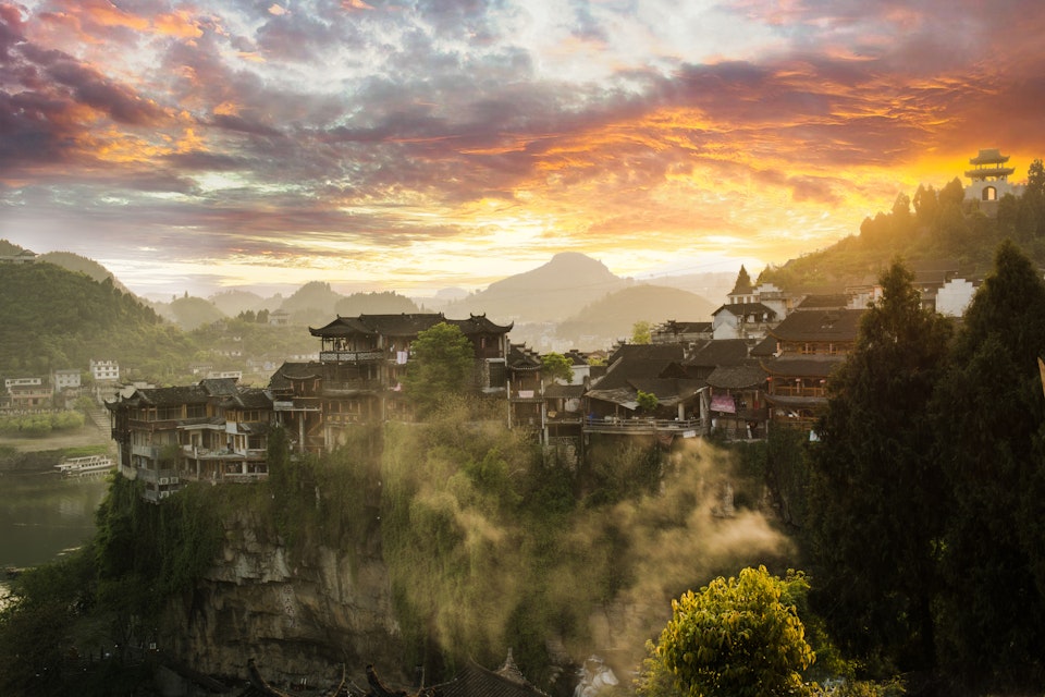 Furong zhen is ancient vilage in Huna province, China