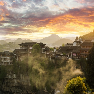 Furong zhen is ancient vilage in Huna province, China