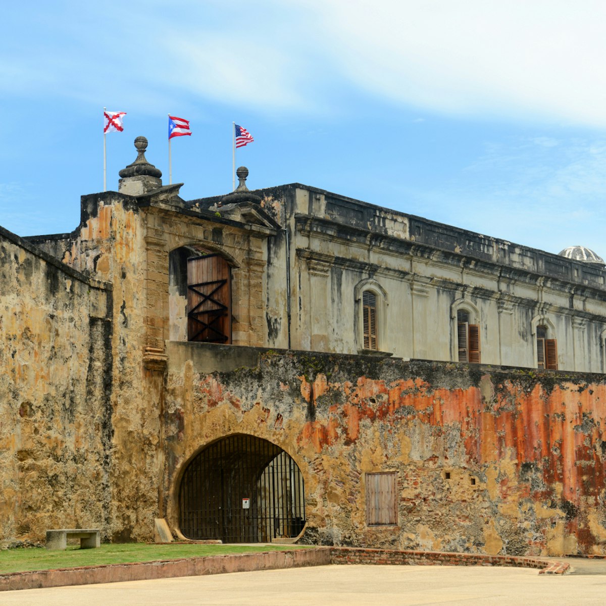 Castillo de San Cristobal, San Juan, Puerto Rico. Castillo de San Cristobal is designated as UNESCO World Heritage Site since 1983.; Shutterstock ID 267998555; Your name (First / Last): Josh Vogel; GL account no.: 56530; Netsuite department name: Online Design; Full Product or Project name including edition: Digital Content/Sights