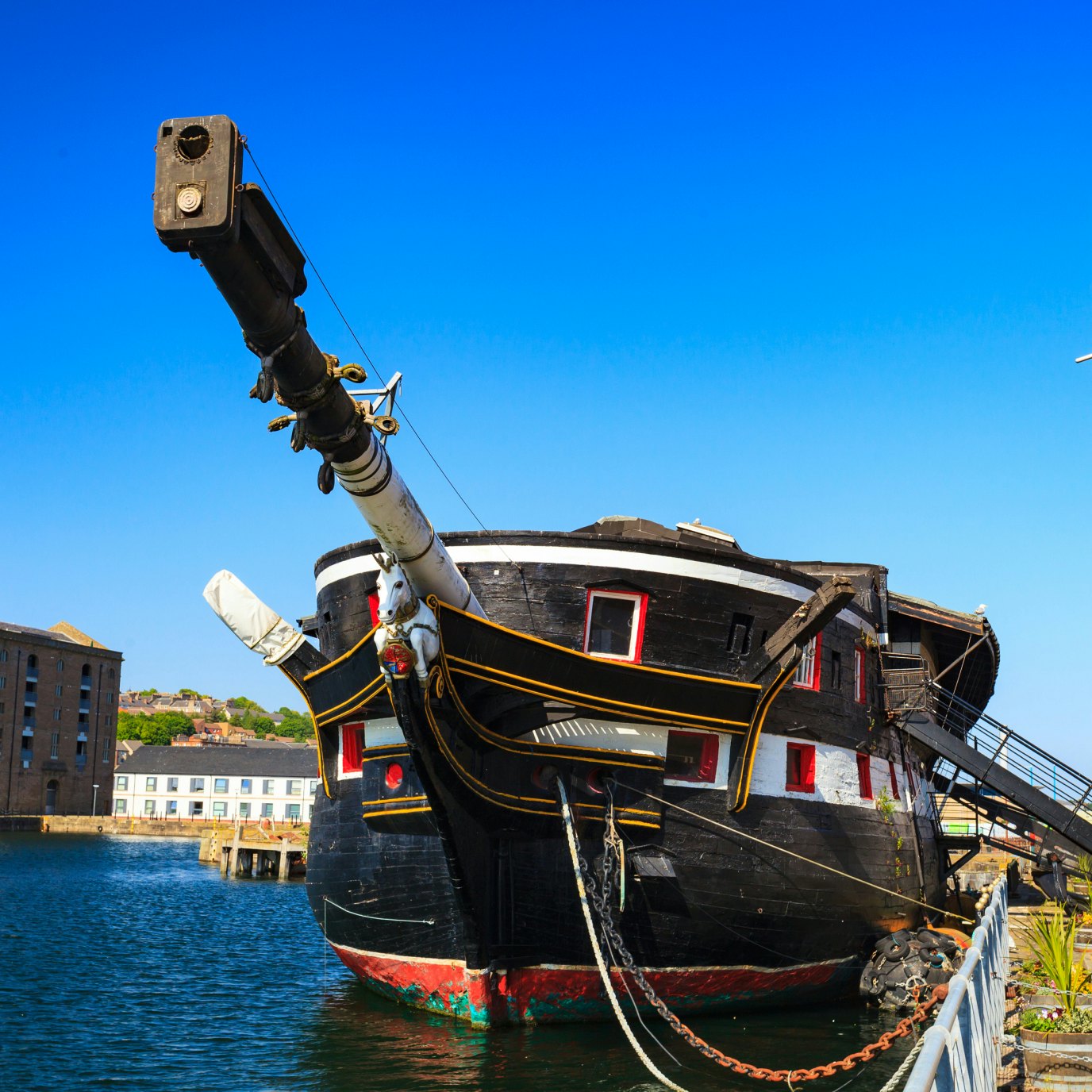 Ship in Dundee, Scotland.