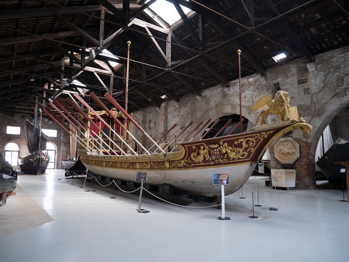 The Scalé Reale is the most impressive craft on display