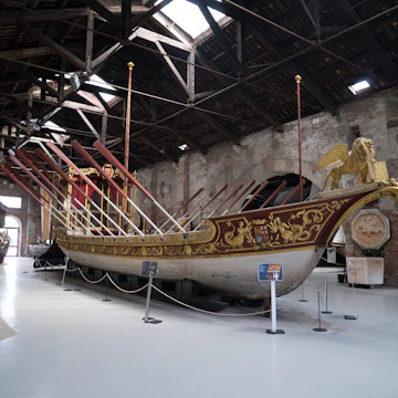 The Scalé Reale is the most impressive craft on display