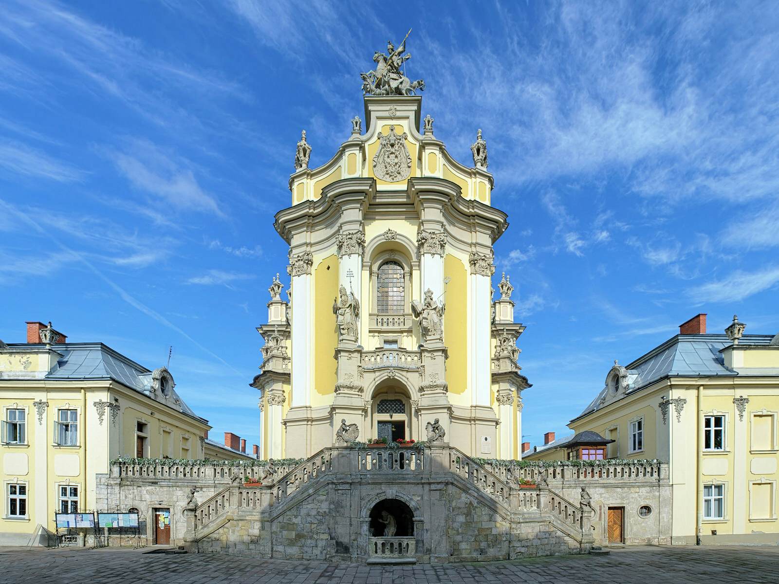 Facade of St. George's Cathedral in Lviv, Ukraine; Shutterstock ID 180079754; Your name (First / Last): Emma Sparks; GL account no.: 65050; Netsuite department name: Online Editorial; Full Product or Project name including edition: Best in Europe POI updates