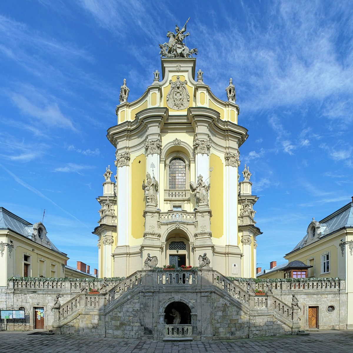 Facade of St. George's Cathedral in Lviv, Ukraine; Shutterstock ID 180079754; Your name (First / Last): Emma Sparks; GL account no.: 65050; Netsuite department name: Online Editorial; Full Product or Project name including edition: Best in Europe POI updates