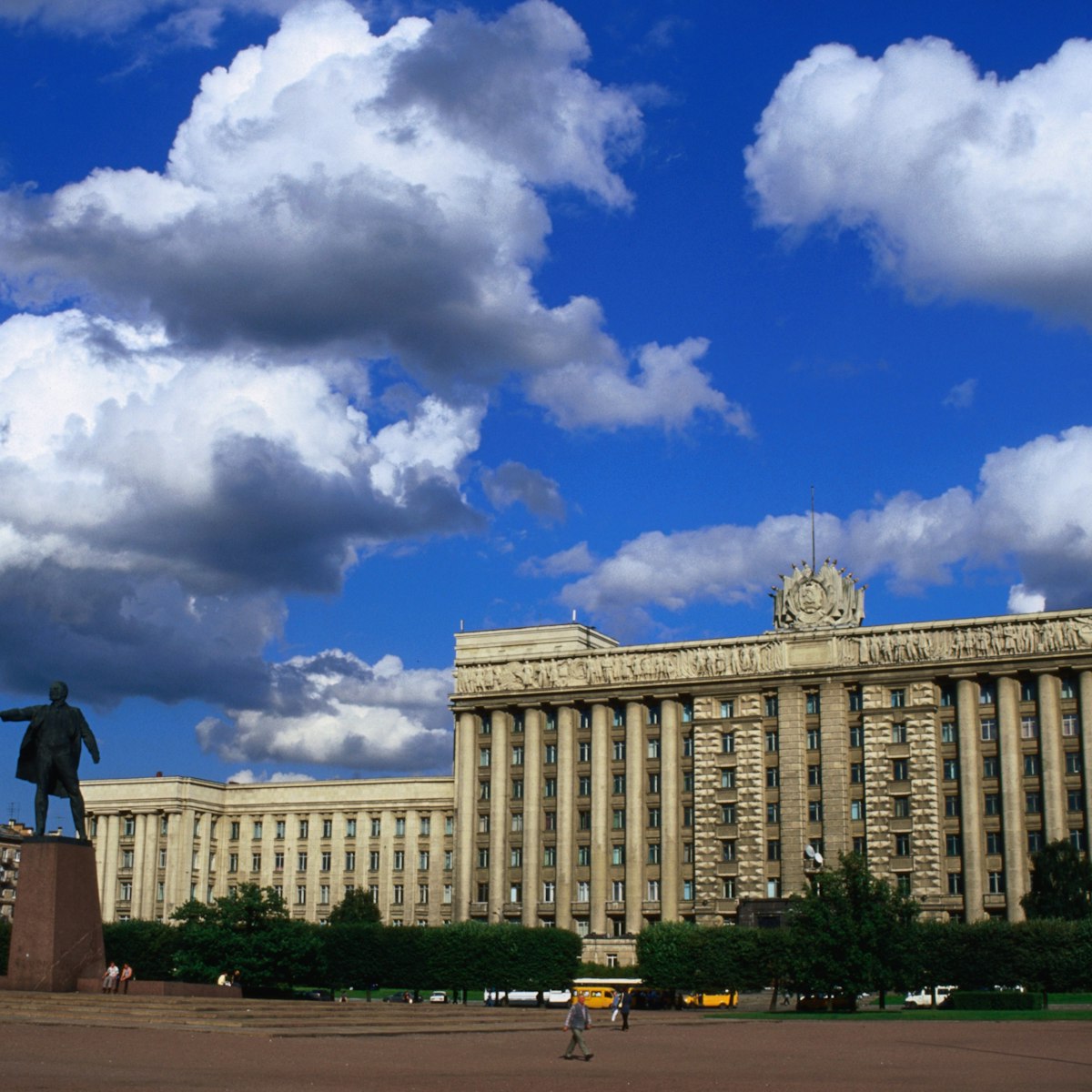House of the Soviets and Lenin statue.