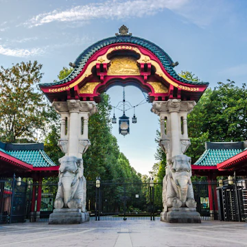 Berlin Zoo Elephant Gate Entrance Berlin Zoo