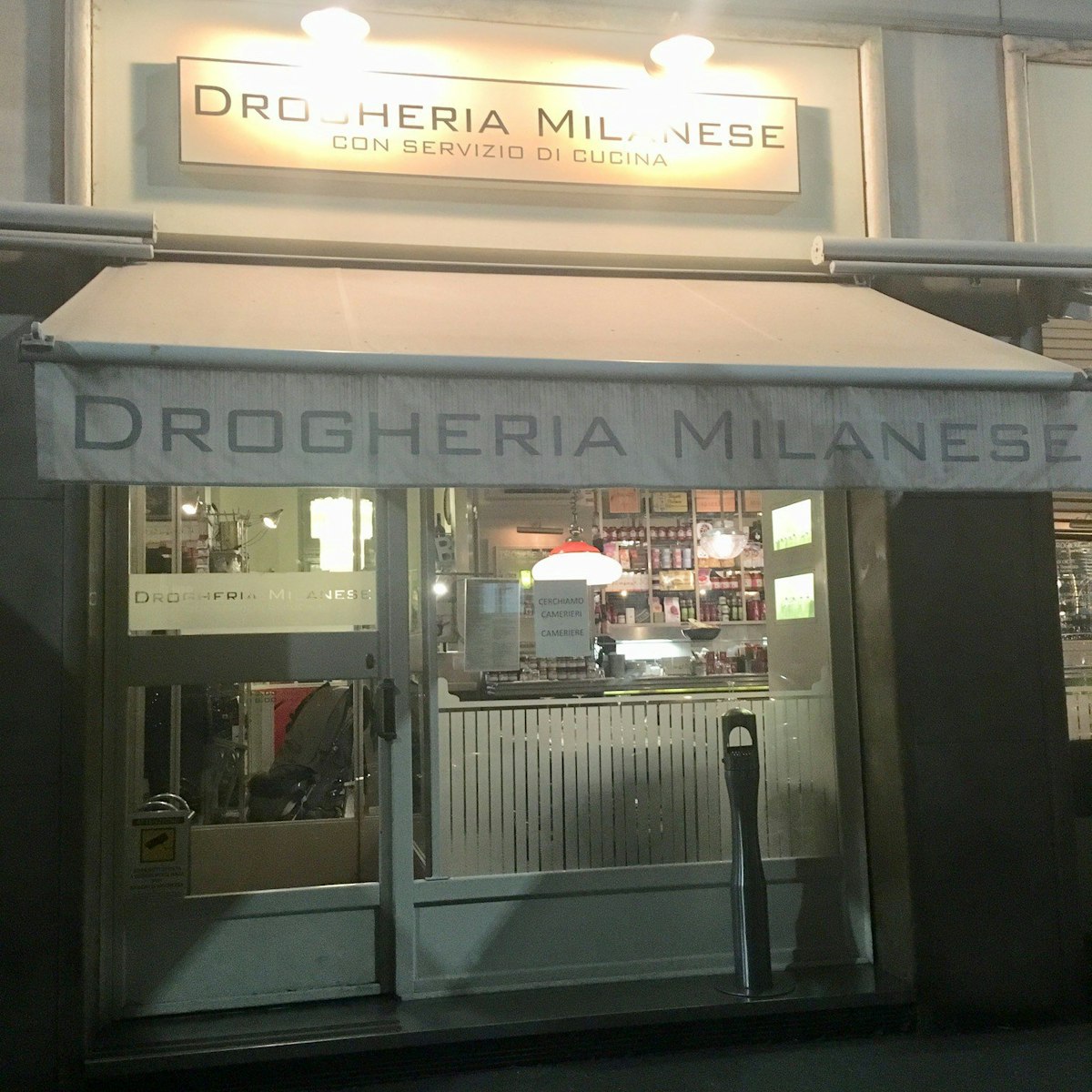 Entrance to Drogheria Milanese