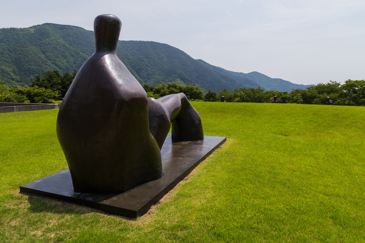HAKONE, KANAGAWA, JAPAN - 2014/06/20: The Hakone Open Air Museum creates a harmonic balance of the nature of Hakone National Park with art in the form of scultpures and other artwork, usually replicas, using the nature of Hakone National Park as a frame or background. The park encourages children to play and be entertained as well as to inspire visitors. (Photo by John S Lander/LightRocket via Getty Images)