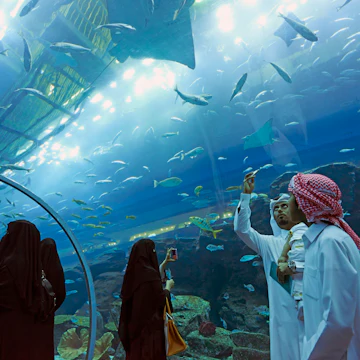 United Arab Emirates, Dubai, Mall, Aquarium
