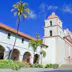 USA, California, Santa Barbara, Santa Barbara Mission