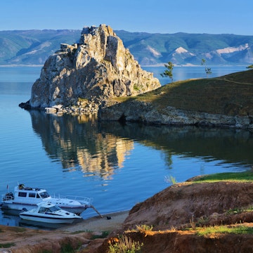 Cape Burhan on Olkhon Island at Baikal Lake