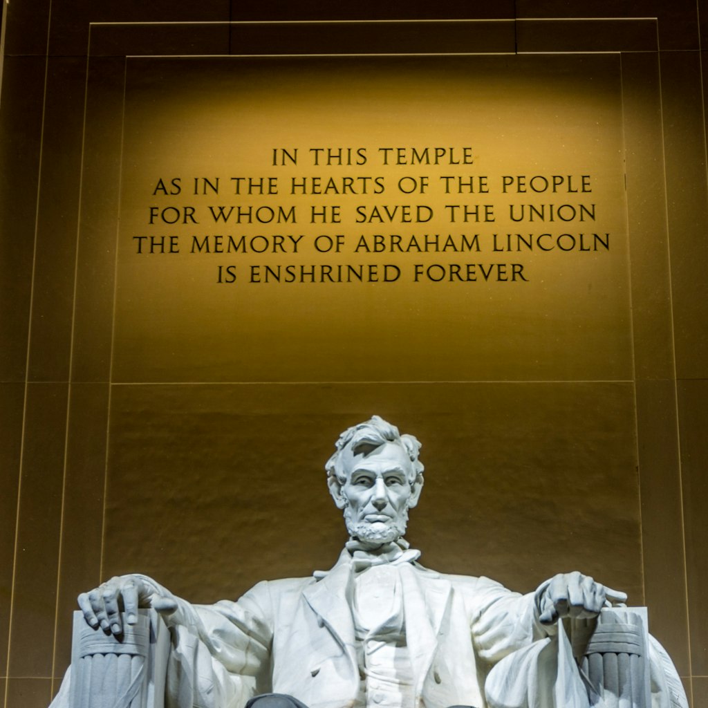 500px Photo ID: 100166741 - Pre-dawn at the Lincoln Memorial. "In this temple, as in the hearts of the people for whom he saved the union, the memory of Abraham Lincoln is enshrined forever."