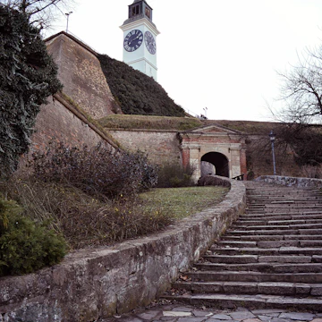 Petrovaradin fortress in Novi Sad, Serbia