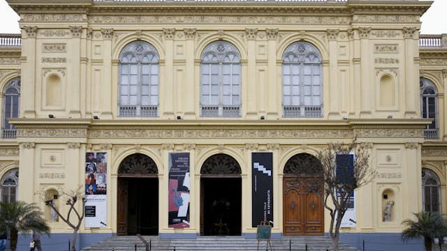 Peru, Lima, Museo de Arte, facade