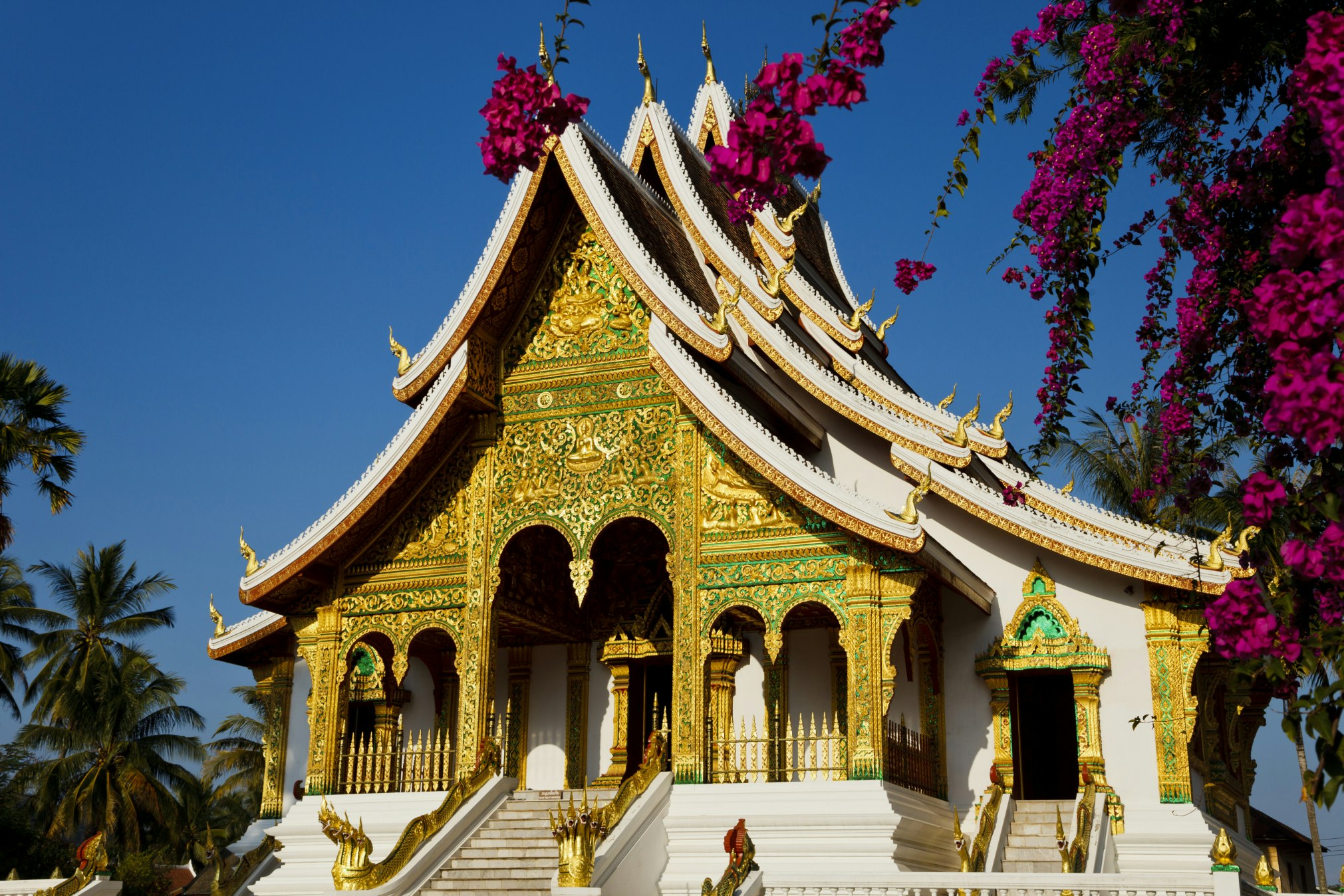 Exterior of Wat Ho Pha Bang, Luang Prabang