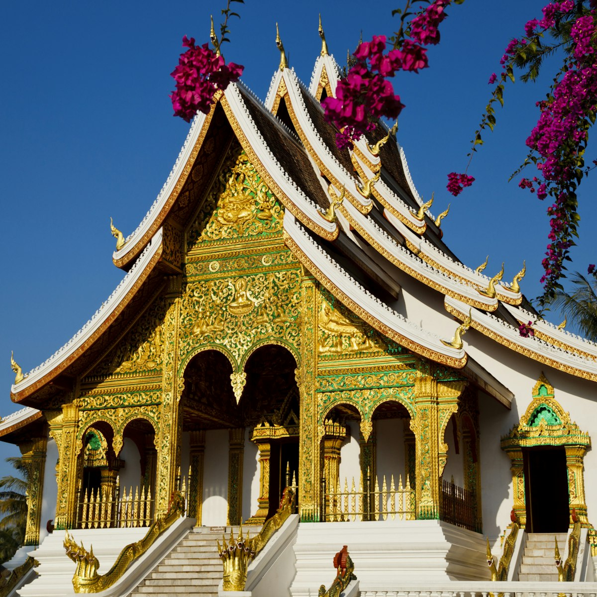 Exterior of Wat Ho Pha Bang, Luang Prabang
