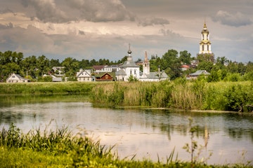 Small Russian Town Skyline