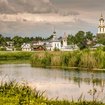 Small Russian Town Skyline