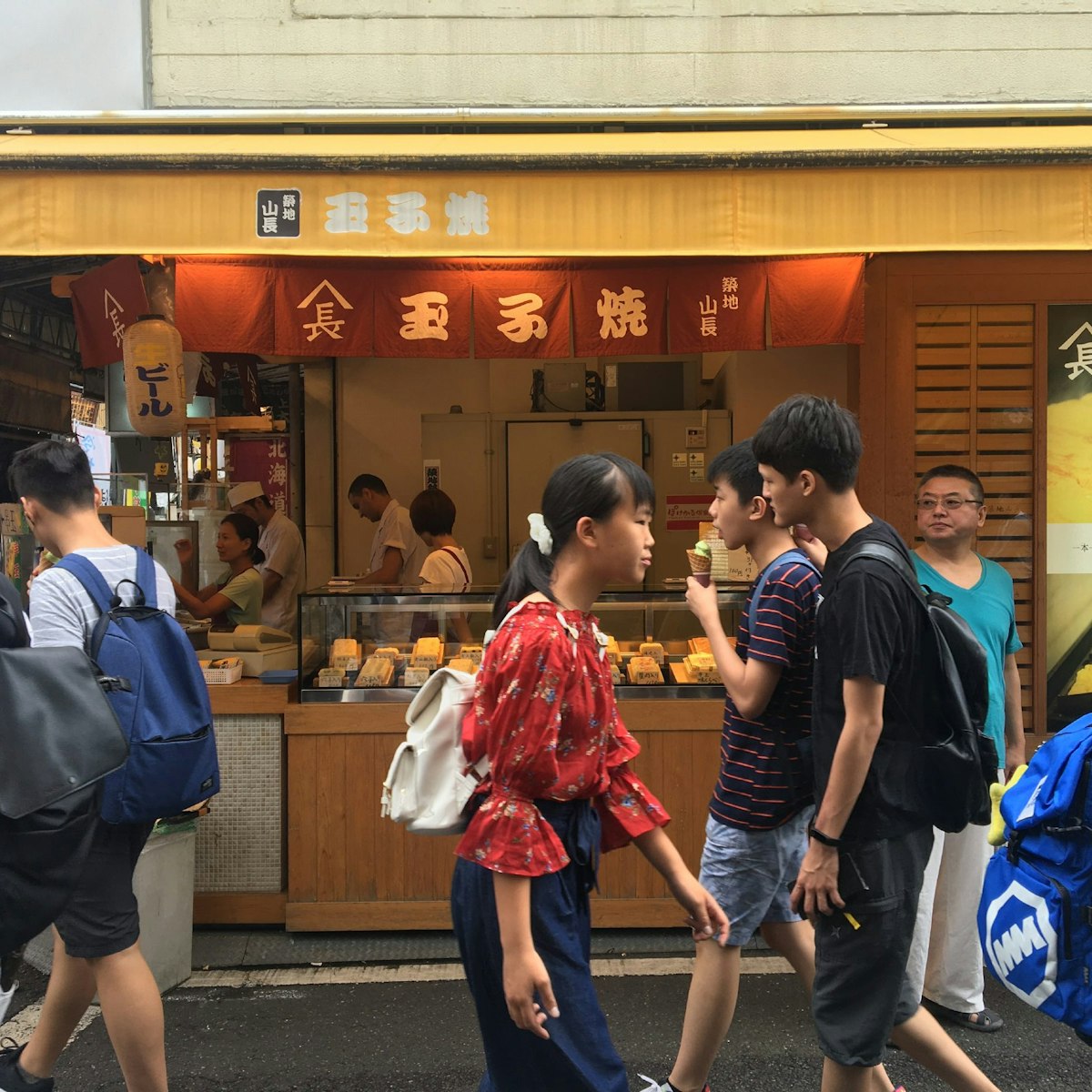 Yamacho shopfront in Tsukiji Outer Market, Ginza & Tsukiji.