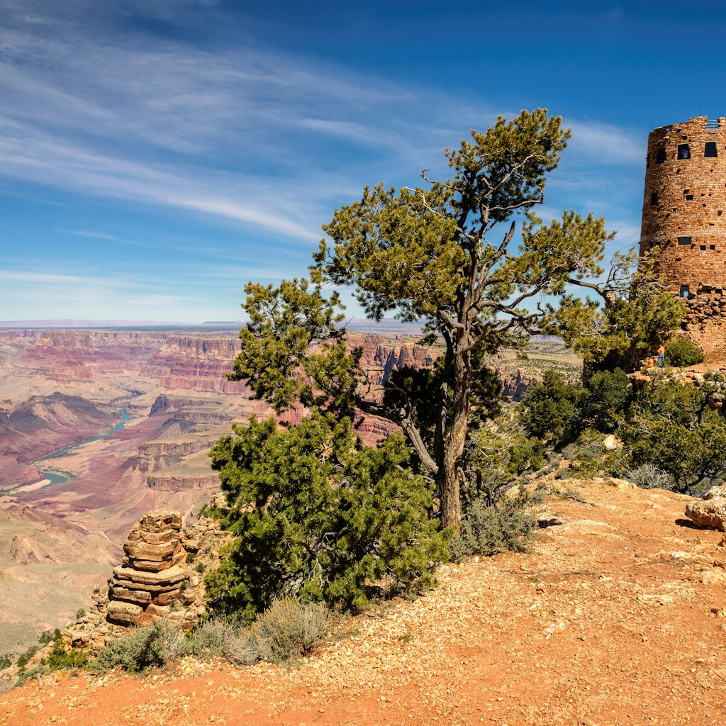 Watchtower in Desert View, Grand Canyon South rim