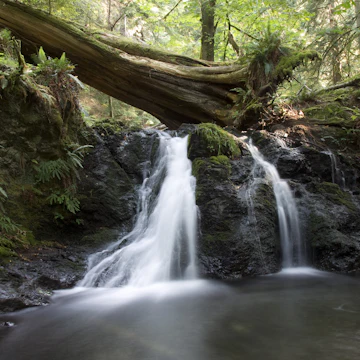 Upper Cascade Falls, Moran State Park, Orcas Island, Washington