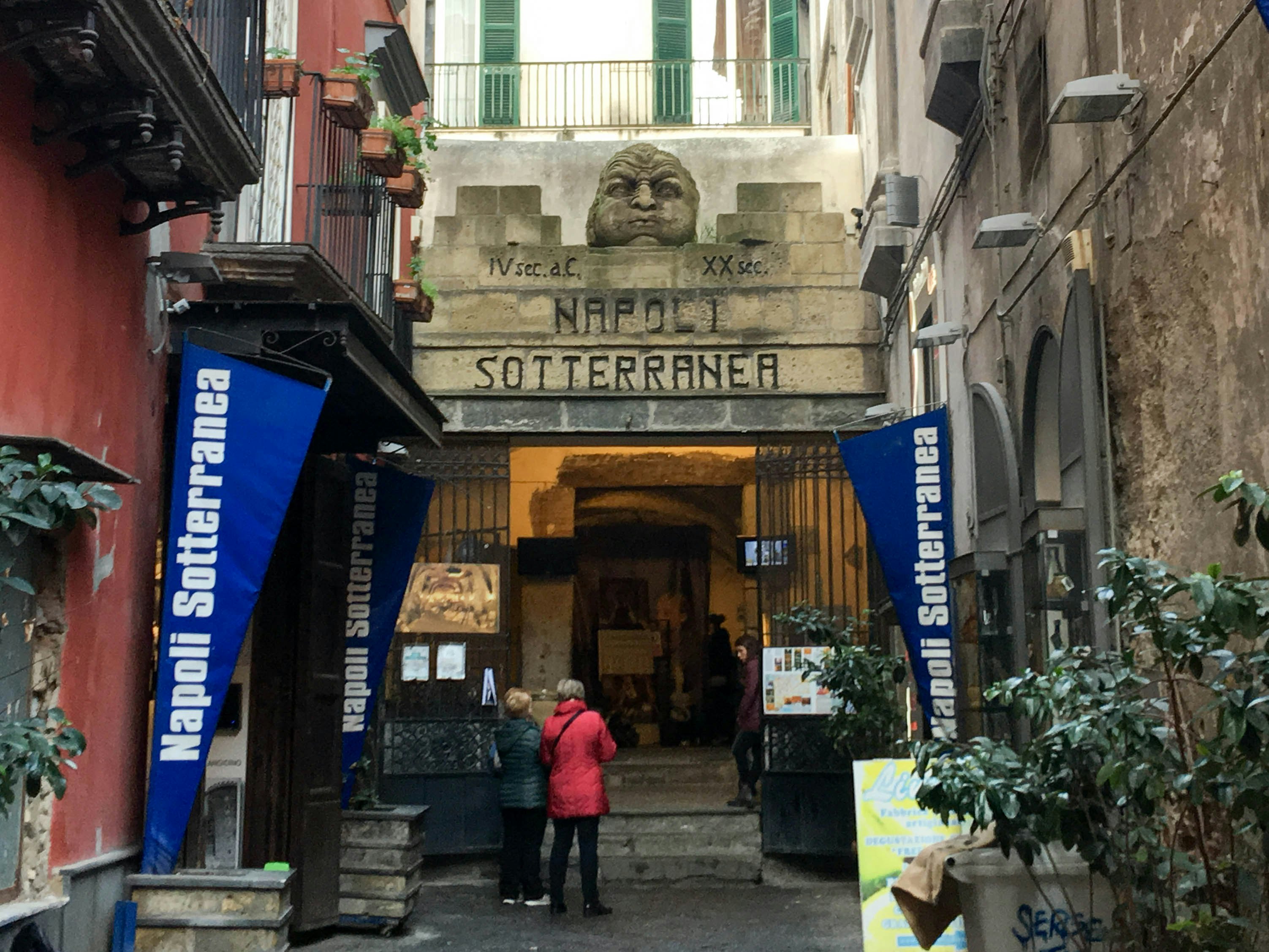 Entrance to Napoli Sotteranea