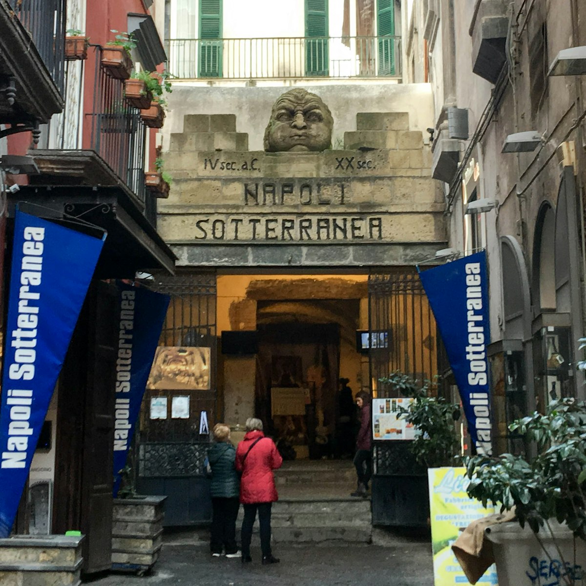 Entrance to Napoli Sotteranea