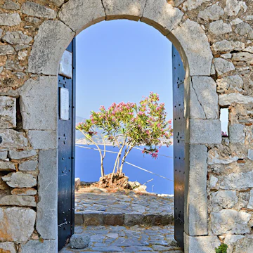Gate in Palamidi fortress, Nafplio, Greece