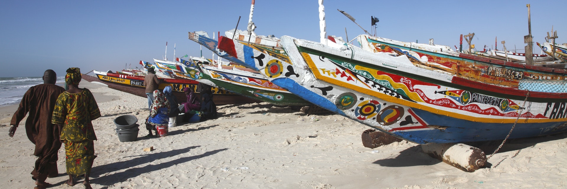 Africa (west africa), Mauritania, Nouakchott, fishermen beach