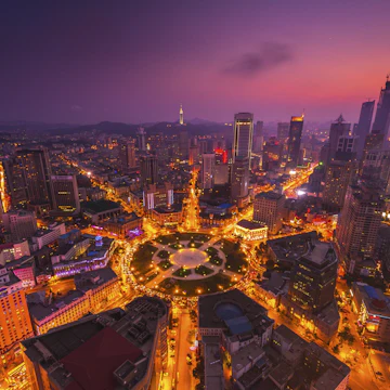 Zhongshan Square at Sunset