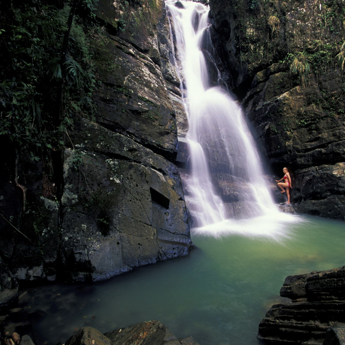 La Mina Falls, El Junque Rainforest National Park, Puerto Rico