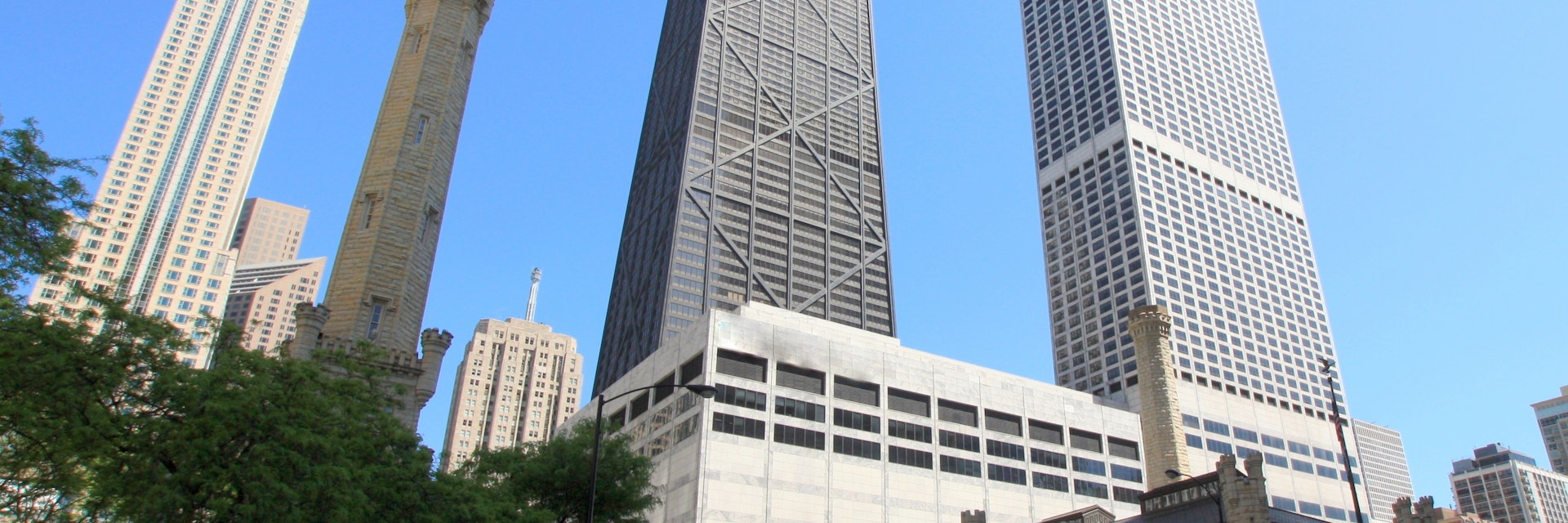 Hancock Building and Water Tower